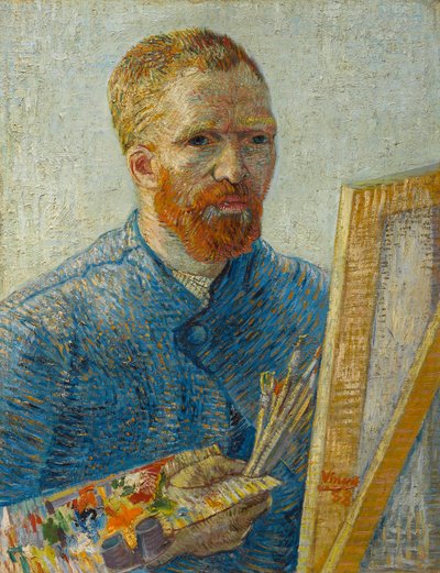 Autorretrato como pintor de Vincent van Gogh